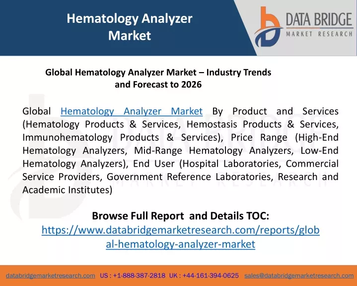 hematology analyzer market