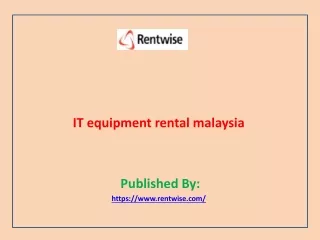IT equipment rental malaysia