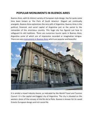 popular monuments in buenos aires