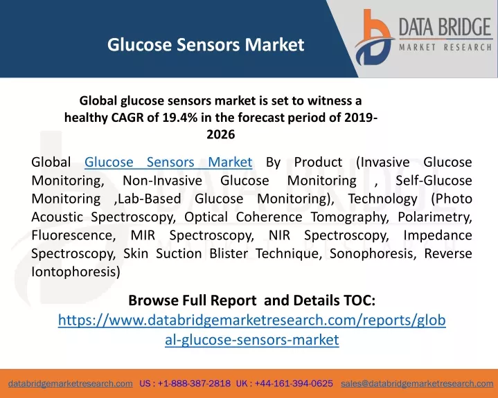 glucose sensors market