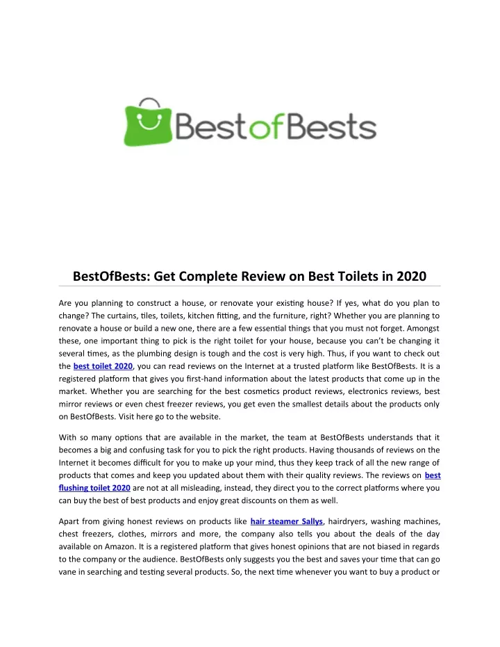 bestofbests get complete review on best toilets