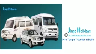 Best Rent  Tempo Traveller hire in  Delhi