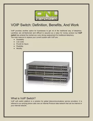 VOIP Switch - Wholesales Termination Provider