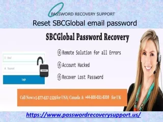 How to reset SBCGlobal email password