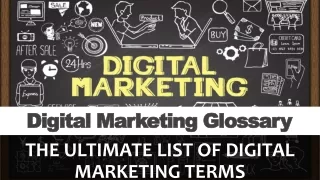 Digital Marketing Glossary : 136 Popular Buzzwords Defined