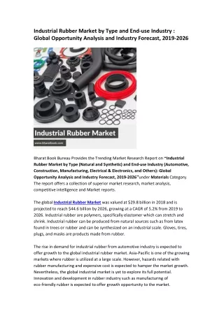 industrial rubber market by type