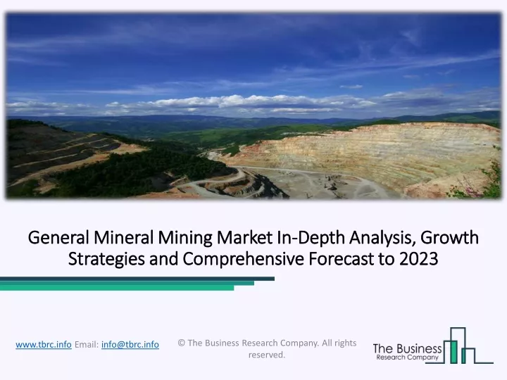 general mineral mining market in general mineral
