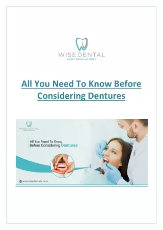 all you need to know before considering dentures