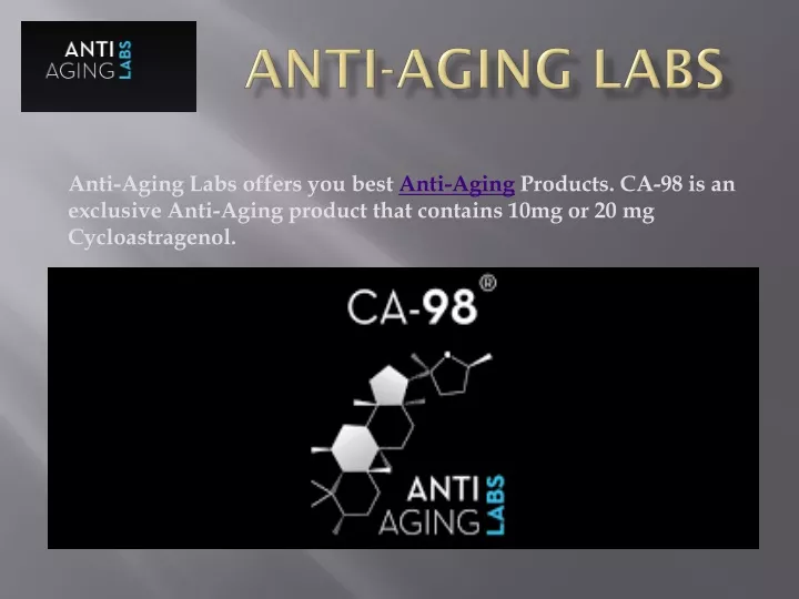 anti aging labs