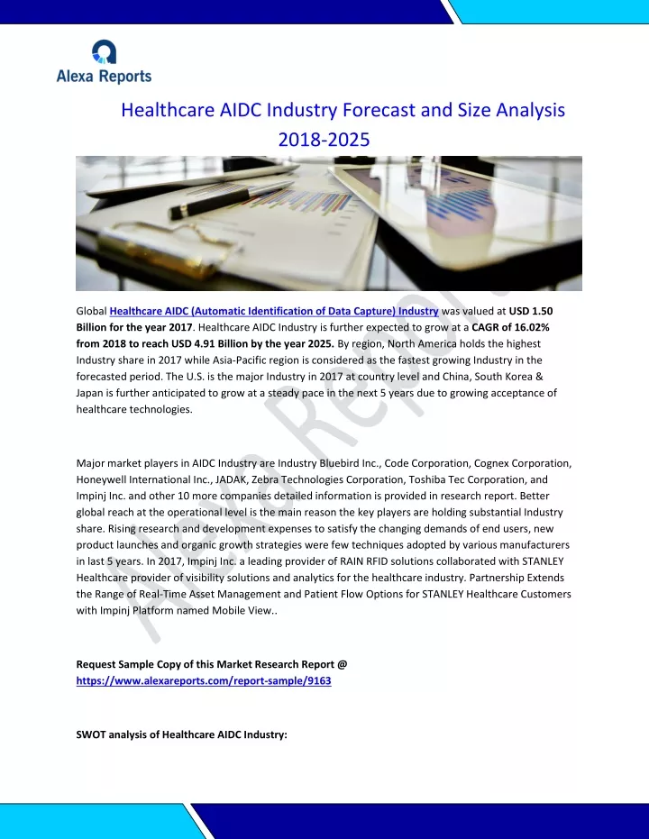 healthcare aidc industry forecast and size