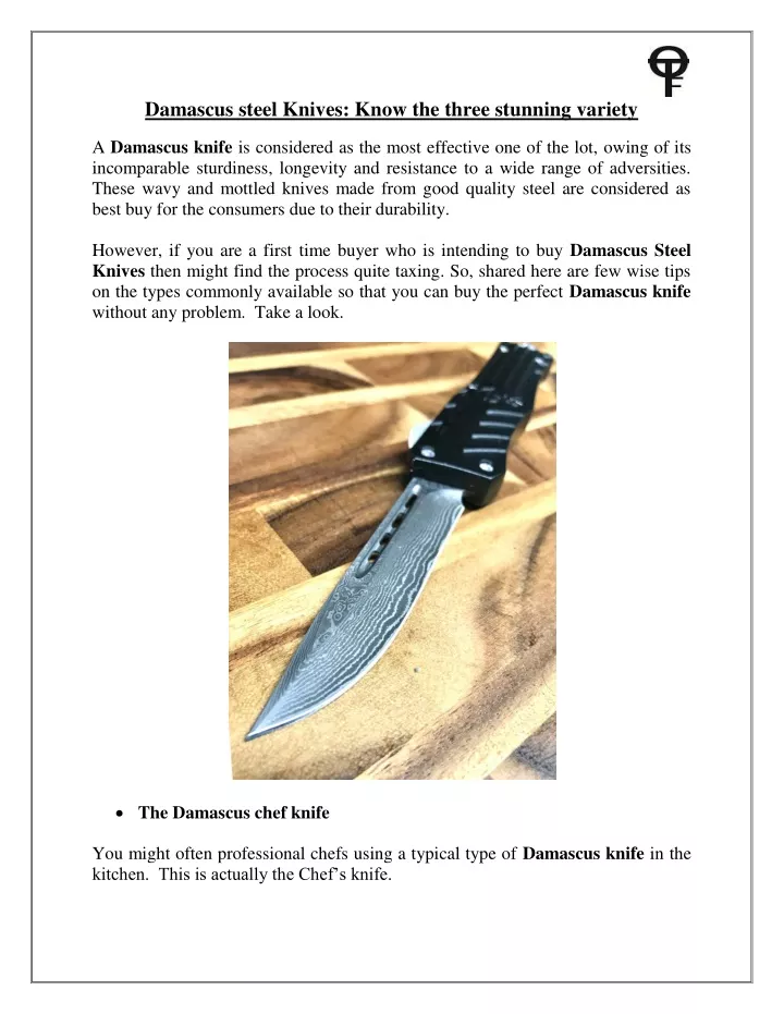 damascus steel knives know the three stunning