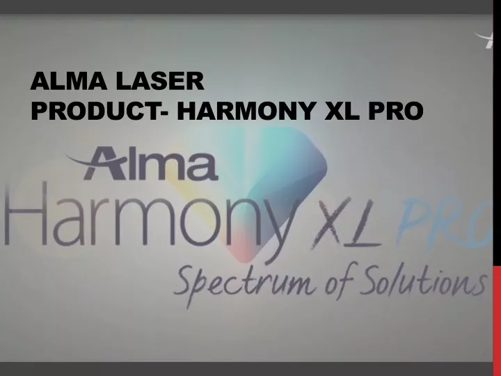 alma laser product harmony xl pro