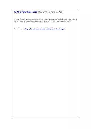 top uber clone source code build own uber clone