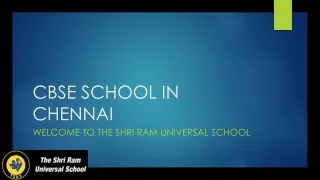 Best CBSE School in Perambur Chennai