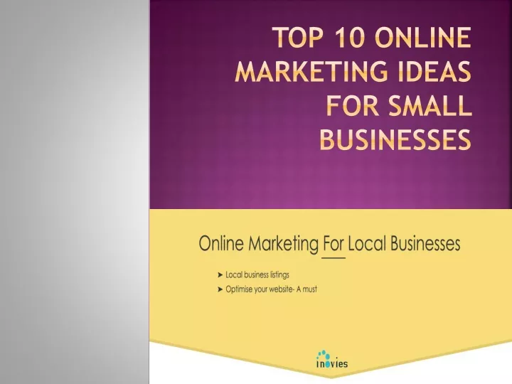 top 10 online marketing ideas for small businesses