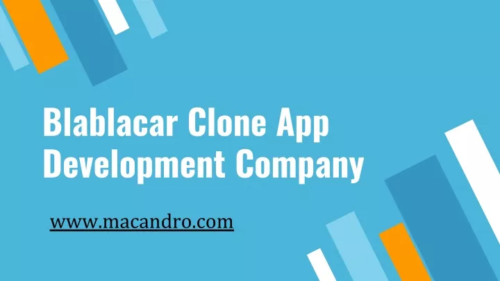 blablacar clone app development company