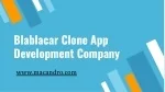 BlaBlaCar Clone App | BlaBlaCar Clone Script - slide 1