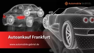 Autoankauf Frankfurt