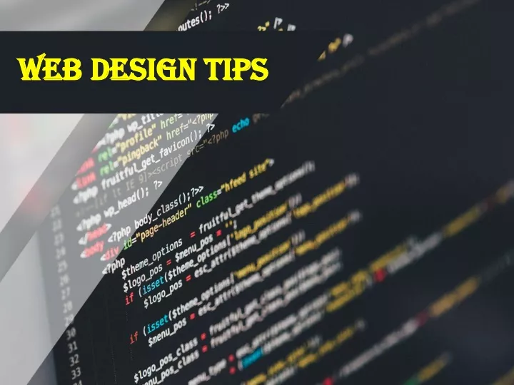 web web design tips design tips
