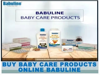 Online Baby care products at best price – Babuline