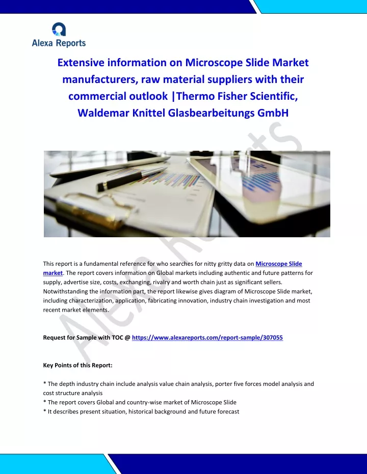 extensive information on microscope slide market