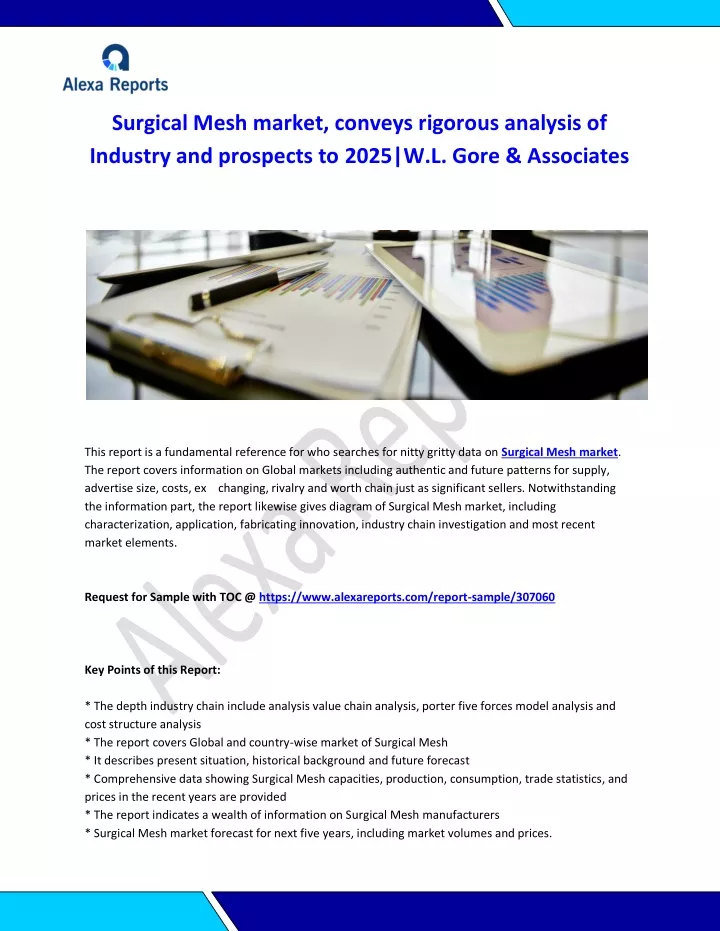 surgical mesh market conveys rigorous analysis