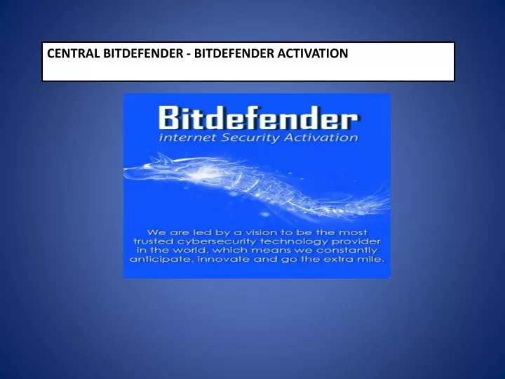 central bitdefender bitdefender activation