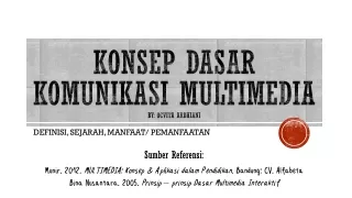 KONSEP DASAR MULTIMEDIA