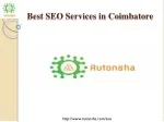 Best SEO Services in Coimbatore. - slide 1