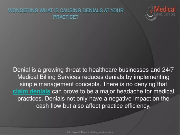 wondering what is causing denials at your practice