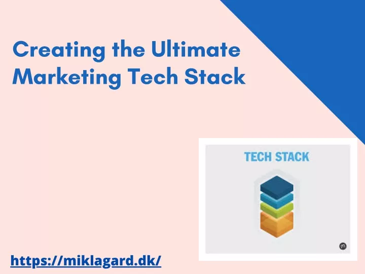 creating the ultimate marketing tech stack