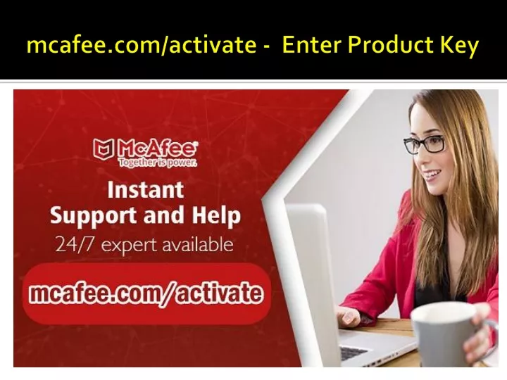 mcafee com activate enter product key