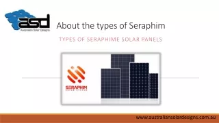 about the types of seraphim