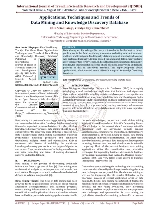 international journal of trend in scientific