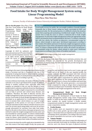 international journal of trend in scientific