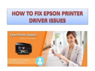 How To Fix Epson Printer Errors.