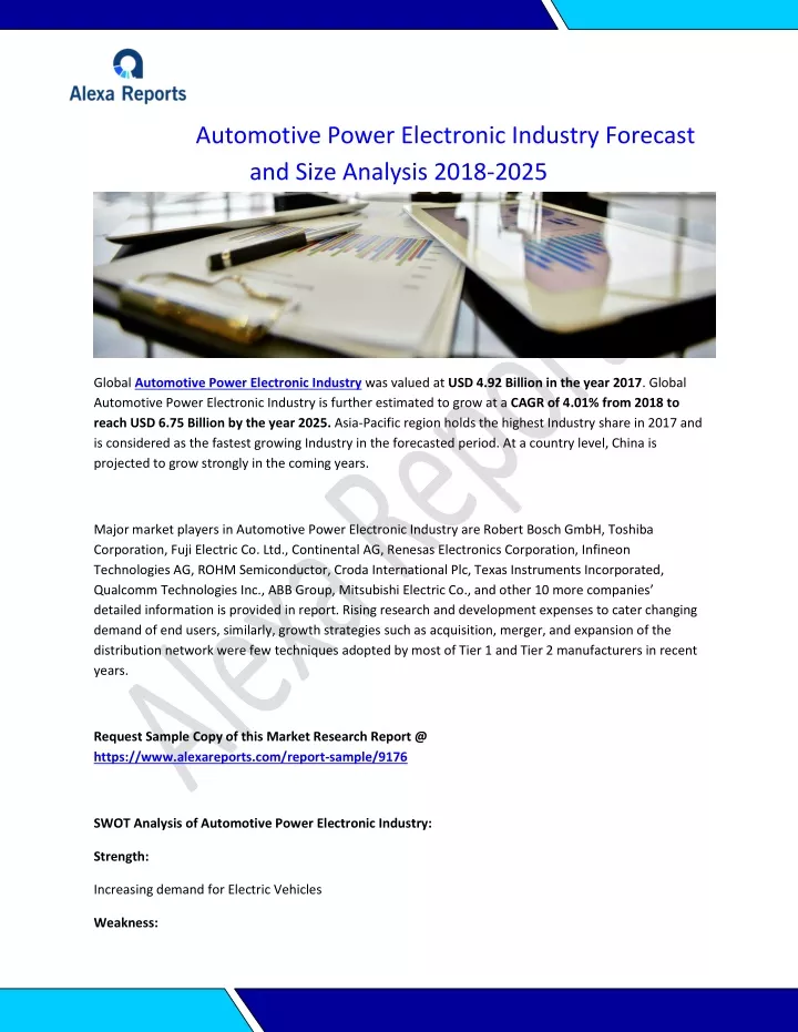 automotive power electronic industry forecast