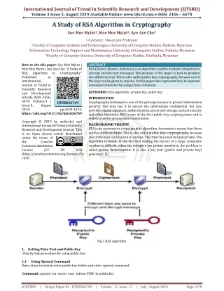 international journal of trend in scientific