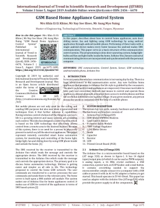 international journal of trend in scientific