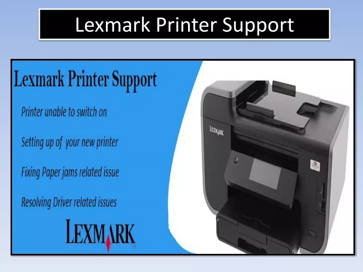 lexmark printer support