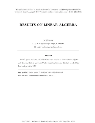international journal of trend in scientific