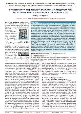 international journal of trend in scientific
