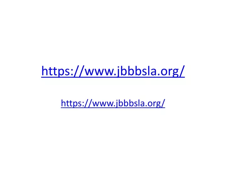 https www jbbbsla org
