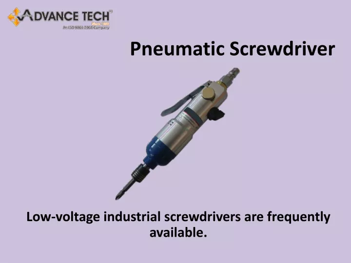 pneumatic screwdriver