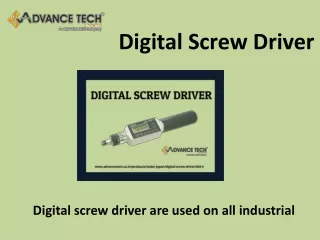 digital screw driver