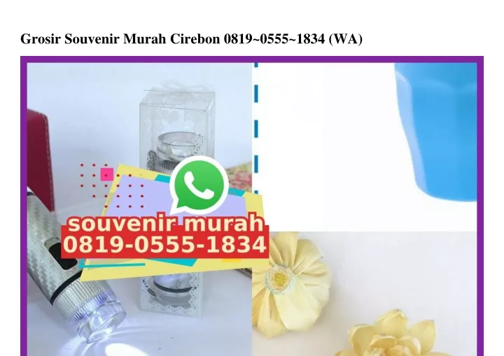 grosir souvenir murah cirebon 0819 0555 1834 wa