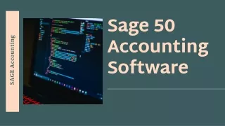 sage 50 accounting software