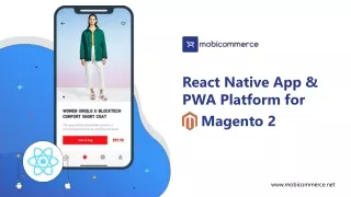 React Native App & PWA Platform for Magento 2