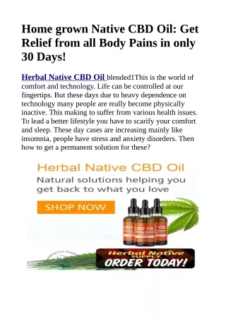 http://djsupplement.com/herbal-native-cbd-oil/