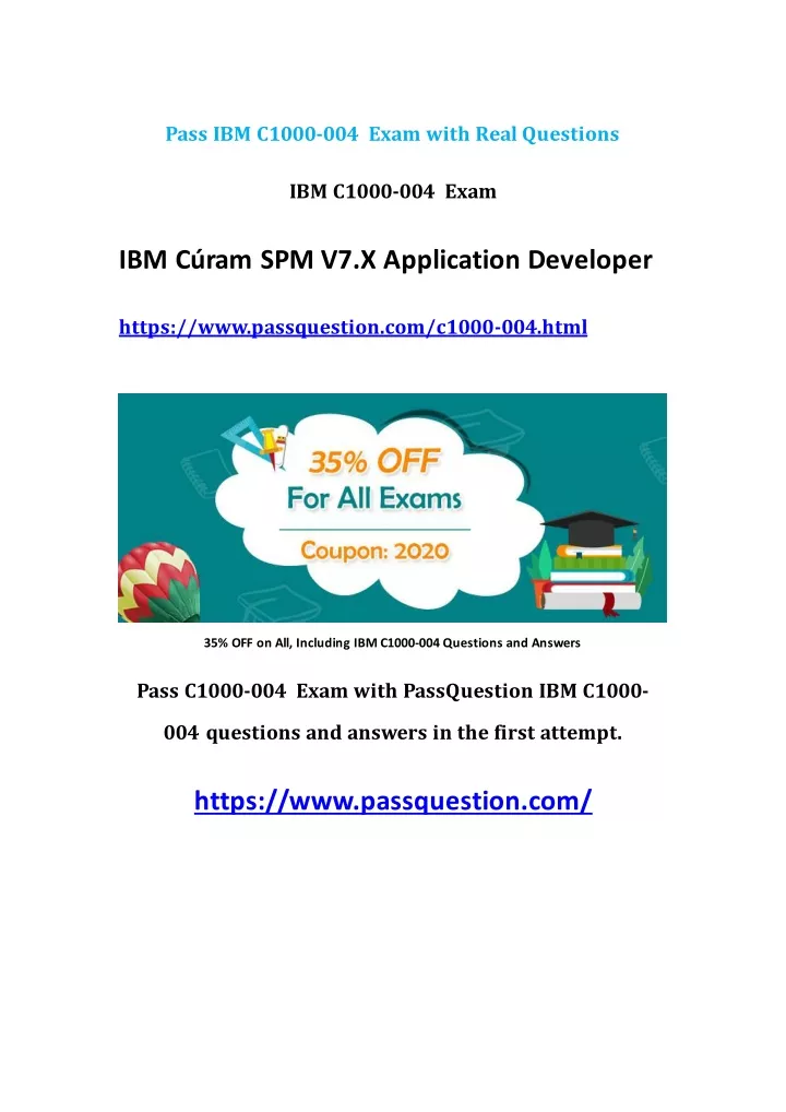 pass ibm c1000 004 exam with real questions
